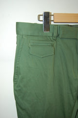 2014 S/S GalaabenD 高密度ピケストレッチtapered trousers GREEN