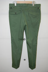 2014 S/S GalaabenD 高密度ピケストレッチtapered trousers GREEN