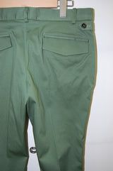 2014 S/S GalaabenD 高密度ピケストレッチtapered trousers GREEN