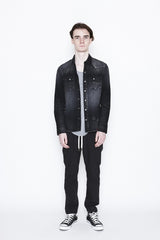 2016 S/S n(n) BY NUMBER (N)INE　WESTERN SHIRTS_DENIM(DAMAGE) BLACK
