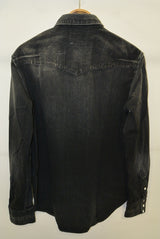 2016 S/S n(n) BY NUMBER (N)INE　WESTERN SHIRTS_DENIM(DAMAGE) BLACK