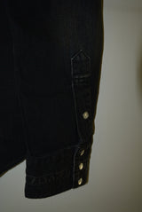 2016 S/S n(n) BY NUMBER (N)INE　WESTERN SHIRTS_DENIM(DAMAGE) BLACK