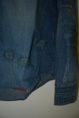 2016 S/S n(n) BY NUMBER (N)INE　WESTERN SHIRTS_DENIM(DAMAGE) BLUE 