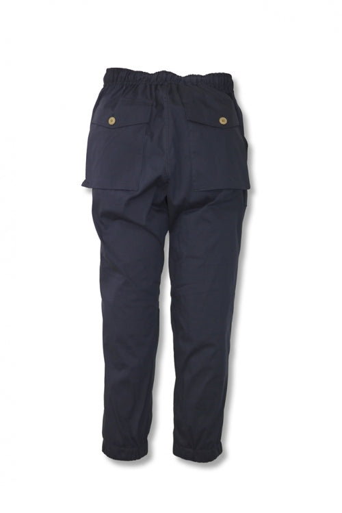 2016 S/S NUMBER (N)INE BOX POKET RIB PANT_COTTON NYLON STRETCH NAVY