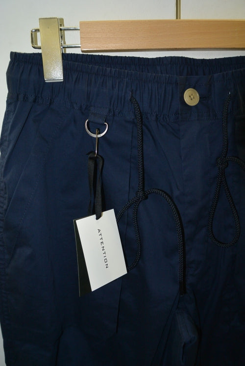 2016 S/S NUMBER (N)INE BOX POKET RIB PANT_COTTON NYLON STRETCH NAVY