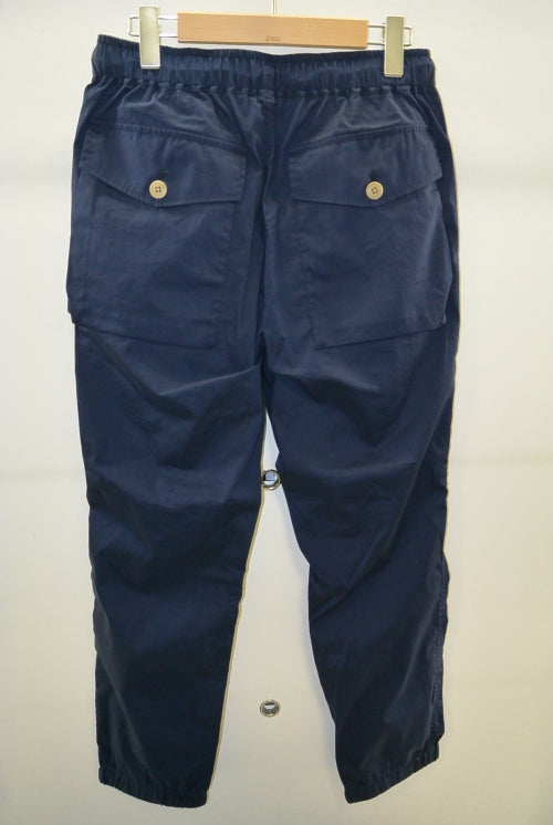2016 S/S NUMBER (N)INE BOX POKET RIB PANT_COTTON NYLON STRETCH NAVY