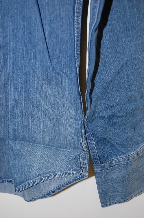 2014 S/S LITHIUM HOMME DUNGAREE-DENIM WESTERN SHIRT  L-INDIGO