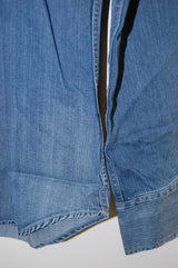 2014 S/S LITHIUM HOMME DUNGAREE-DENIM WESTERN SHIRT  L-INDIGO