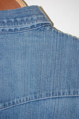 2014 S/S LITHIUM HOMME DUNGAREE-DENIM WESTERN SHIRT  L-INDIGO