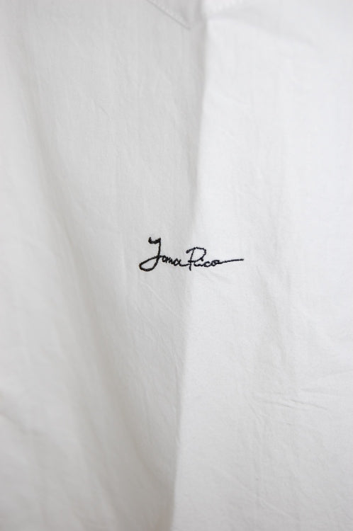 2014 S/S JAMA RICO SWISS COTTON TYPEWRITER CLOTH WHITE