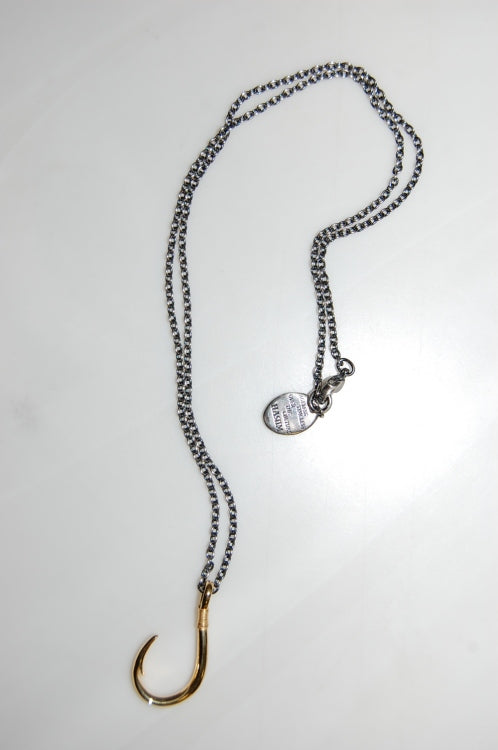 2014 S/S JAMA RICO×HARIM FISHHOOK NECKLACE GOLD