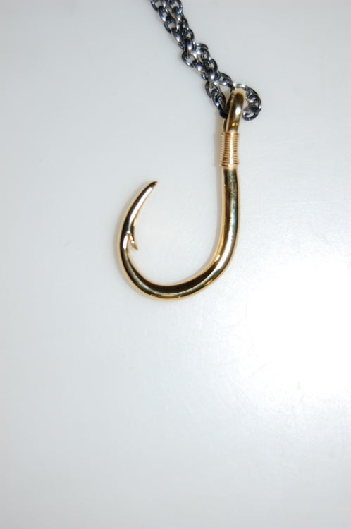 2014 S/S JAMA RICO×HARIM FISHHOOK NECKLACE GOLD
