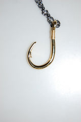 2014 S/S JAMA RICO×HARIM FISHHOOK NECKLACE GOLD