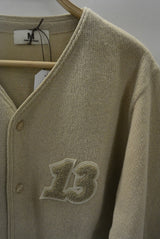 2018 S/S M / wappen cardigan (camel)