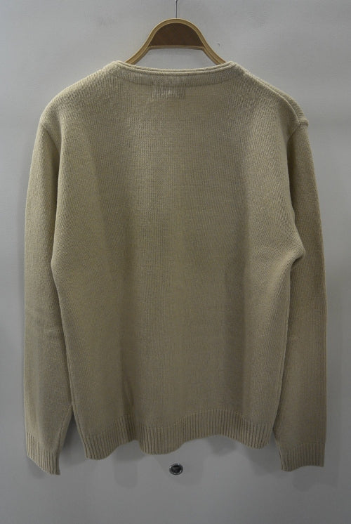 2018 S/S M / wappen cardigan (camel)