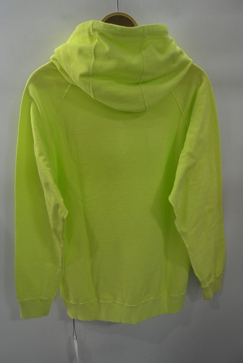 2018 S/S M reverse sweat pull over hoodie (FUCK YOU FRIENDS) (high light yellow)