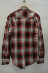 2017 S/S NUMBER (N)INE WESTERN SHIRTS_OMBRE CHECK RED