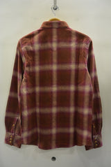 2017 S/S M original smoky ombre check western shirts BURGUNDY