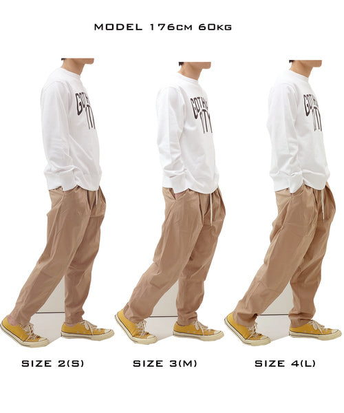 2019 S/S NUMBER (N)INE BOX TUCK WIDE TAPERED PANTS