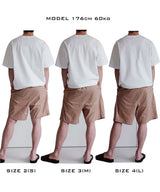 2019 S/S NUMBER (N)INE BOX TUCK WIDE SHORTS