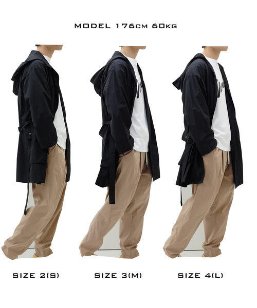 2019 S/S NUMBER (N)INE NYLON HOODED GOWN