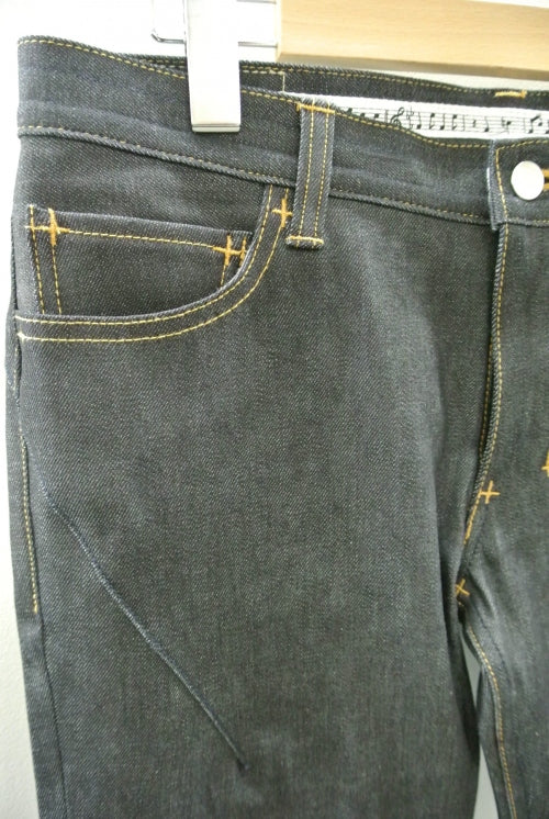 2015 S/S n(n) BY NUMBER (N)INE REGULAR SKINNY PANTS_DENIM(RIGID) BLUE