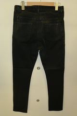 2017 S/S GalaabenD スーパーストレッチシームコーティング new skinny BLACK