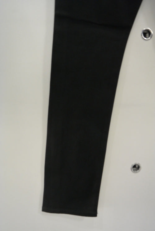 2017 S/S GalaabenD スーパーストレッチシームコーティング new skinny BLACK