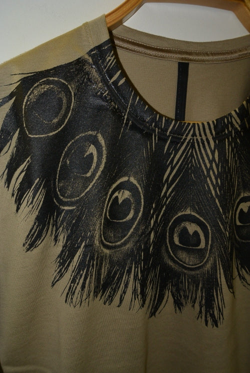 2017 S/S GalaabenD 30/1シルケット天竺 ピーコックフェザーpt