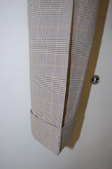 2014 S/S GalaabenD グレンチェックストレッチ tapered trousers OLIVE×YELLOW