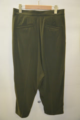 2018 S/S GalaabenD ジョーゼットストレッチwide pants KHAKI