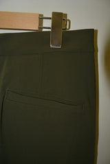 2018 S/S GalaabenD ジョーゼットストレッチwide pants KHAKI