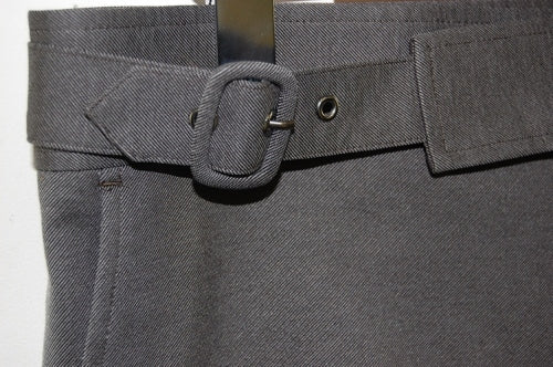 2013 S/S GalaabenD 80/-ハイゲージ ストレッチツイルshort PT BLACK×GRAY