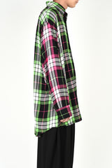 2019 S/S LAD MUSICIAN MODAL BIG CHECK SUPER BIG SHIRT