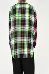 2019 S/S LAD MUSICIAN MODAL BIG CHECK SUPER BIG SHIRT