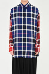 2019 S/S LAD MUSICIAN MODAL BIG CHECK SUPER BIG SHIRT