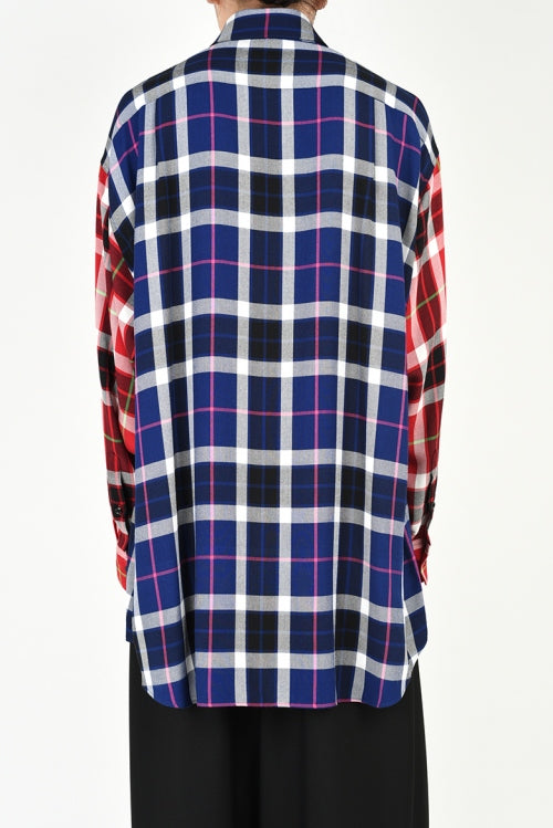2019 S/S LAD MUSICIAN MODAL BIG CHECK SUPER BIG SHIRT