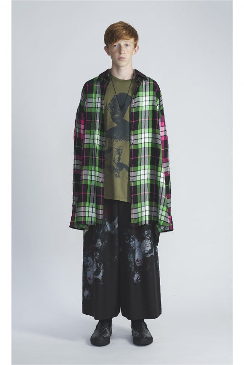 2019 S/S LAD MUSICIAN MODAL BIG CHECK SUPER BIG SHIRT