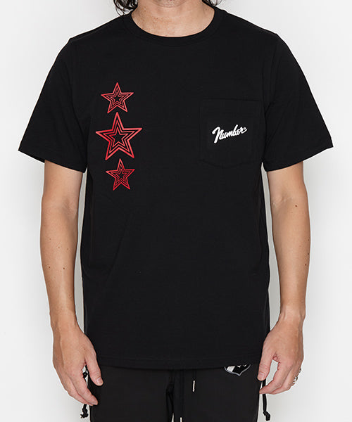 2018 S/S NUMBER (N)INE  POCKET T-SHIRTS_number9&STAR