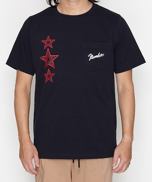 2018 S/S NUMBER (N)INE  POCKET T-SHIRTS_number9&STAR
