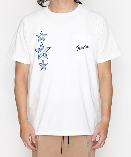2018 S/S NUMBER (N)INE  POCKET T-SHIRTS_number9&STAR