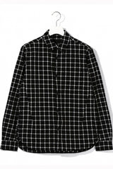 2015 S/S NUMBER (N)INE REGULAR COLOR SHIRTS_CHECK BLACK