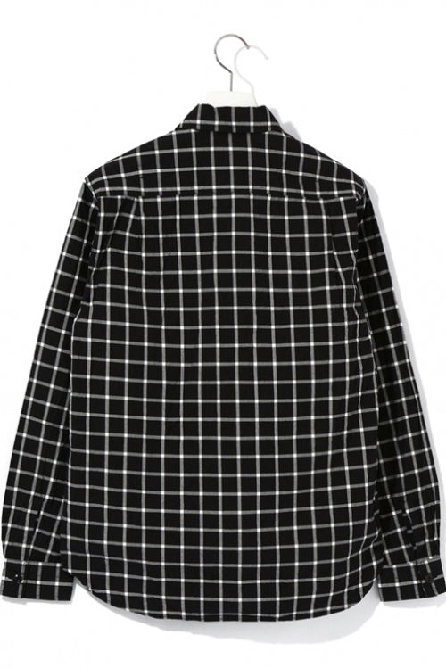 2015 S/S NUMBER (N)INE REGULAR COLOR SHIRTS_CHECK BLACK