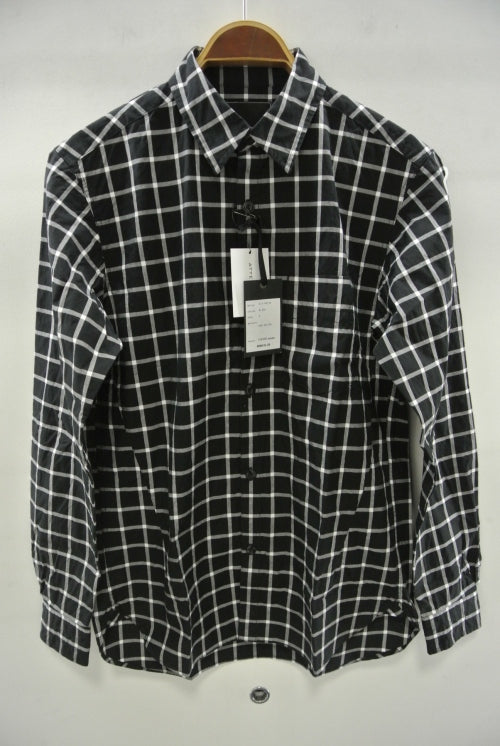 2015 S/S NUMBER (N)INE REGULAR COLOR SHIRTS_CHECK BLACK