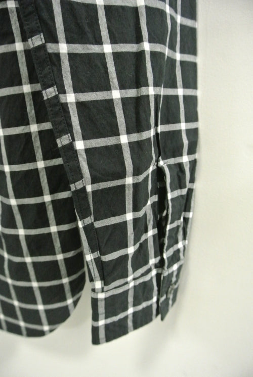 2015 S/S NUMBER (N)INE REGULAR COLOR SHIRTS_CHECK BLACK