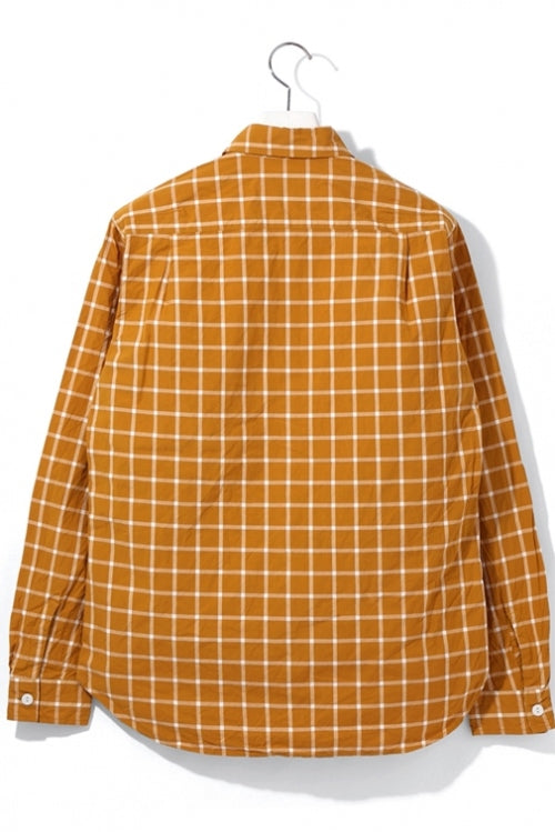 2015 S/S NUMBER (N)INE REGULAR COLOR SHIRTS_CHECK MUSTARD