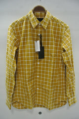 2015 S/S NUMBER (N)INE REGULAR COLOR SHIRTS_CHECK MUSTARD