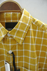 2015 S/S NUMBER (N)INE REGULAR COLOR SHIRTS_CHECK MUSTARD