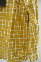 2015 S/S NUMBER (N)INE REGULAR COLOR SHIRTS_CHECK MUSTARD