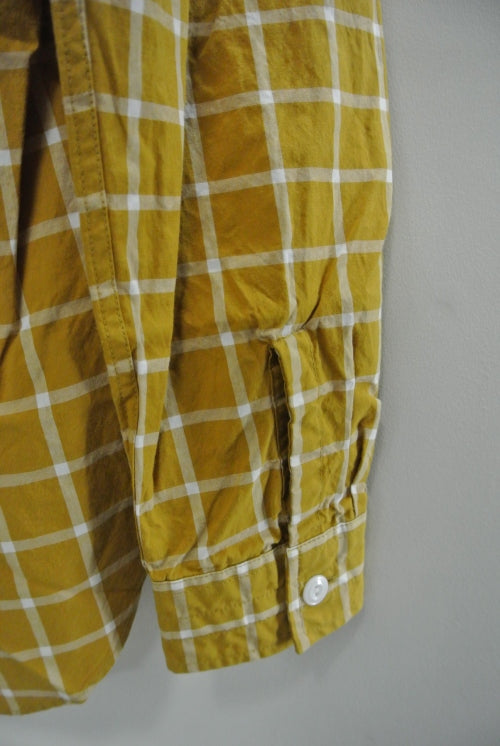 2015 S/S NUMBER (N)INE REGULAR COLOR SHIRTS_CHECK MUSTARD